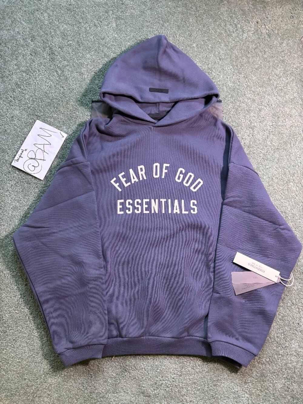 Fear Of God Essentials Marine Hoodie - (READ DESCRIPTION)